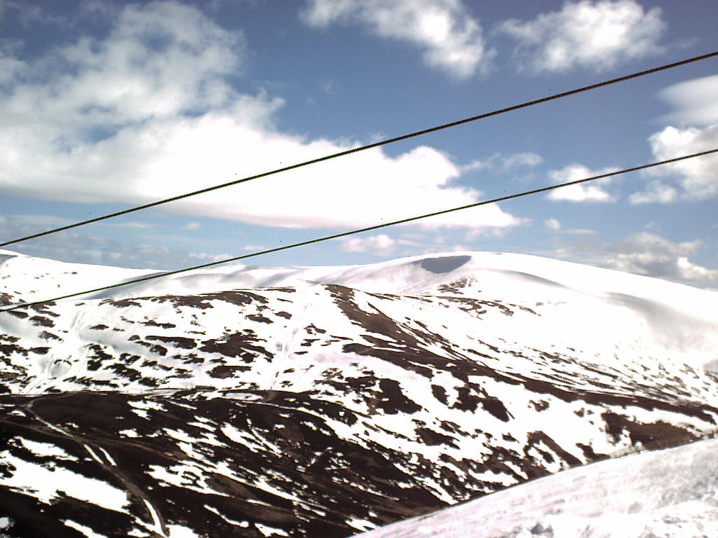 Glas Moal from the Cairnwell, April 2001.