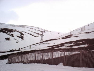 West Wall Chair in Corrie na Ciste, April 2001.