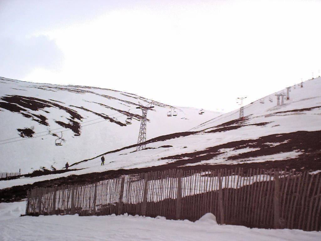 West Wall Chair in Corrie na Ciste, April 2001.