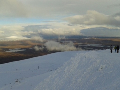 Looking south from the top of the Wall T-Bar. Feb 2014.