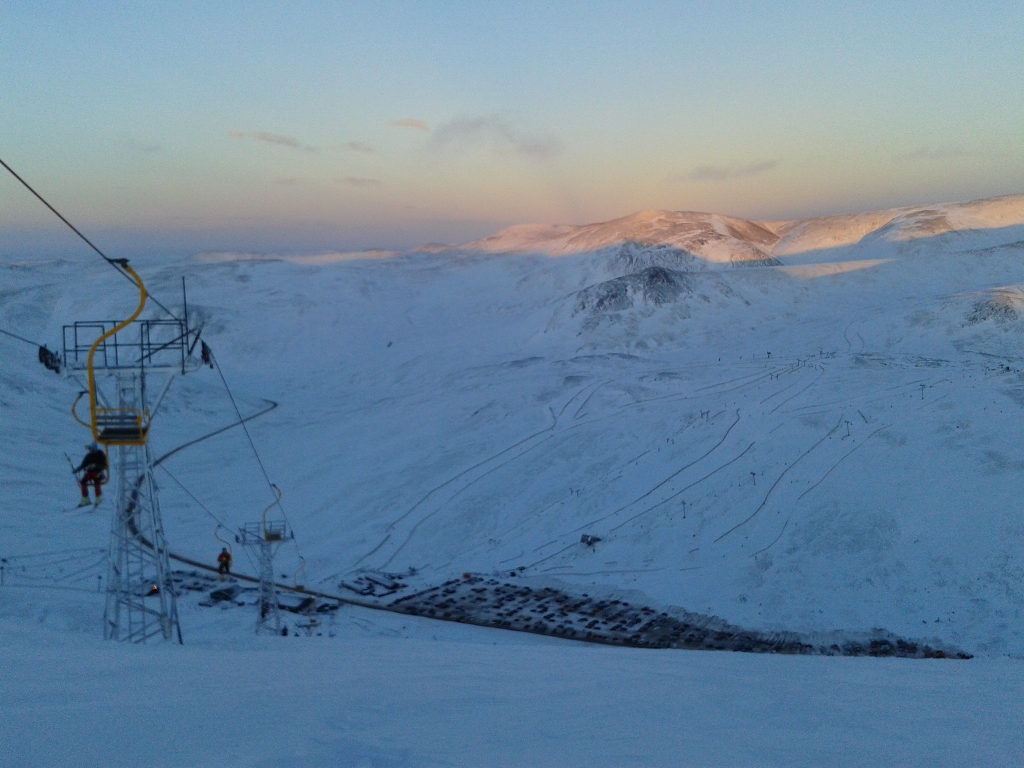 Top of the Cairnwell chair.