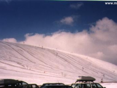 Looking north from the car park, towards Beinn a' Chruinich, Easter 1998