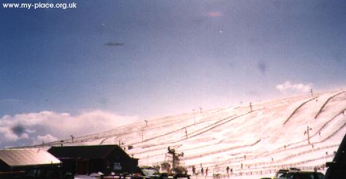 Looking south from car park, Easter 1998.