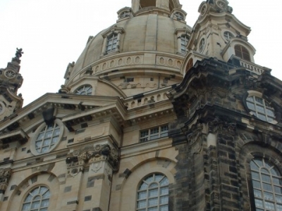 Frauenkirche in Dresden, November 2007.
