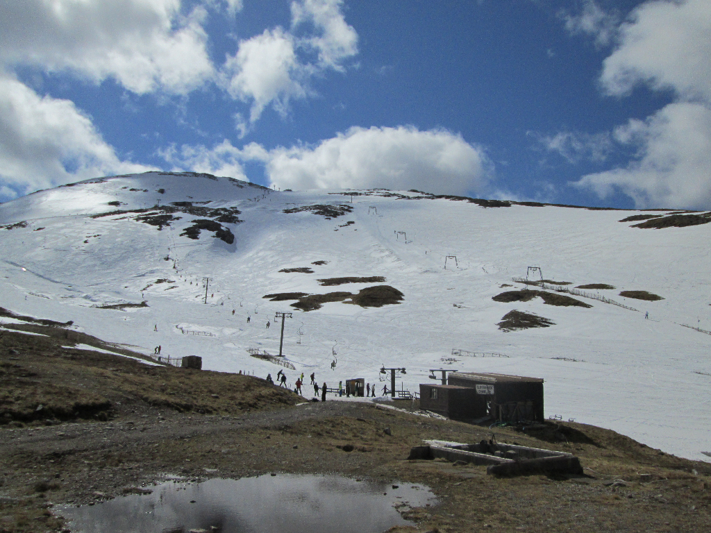 The Cliffhanger chair at Glencoe. April 2014.