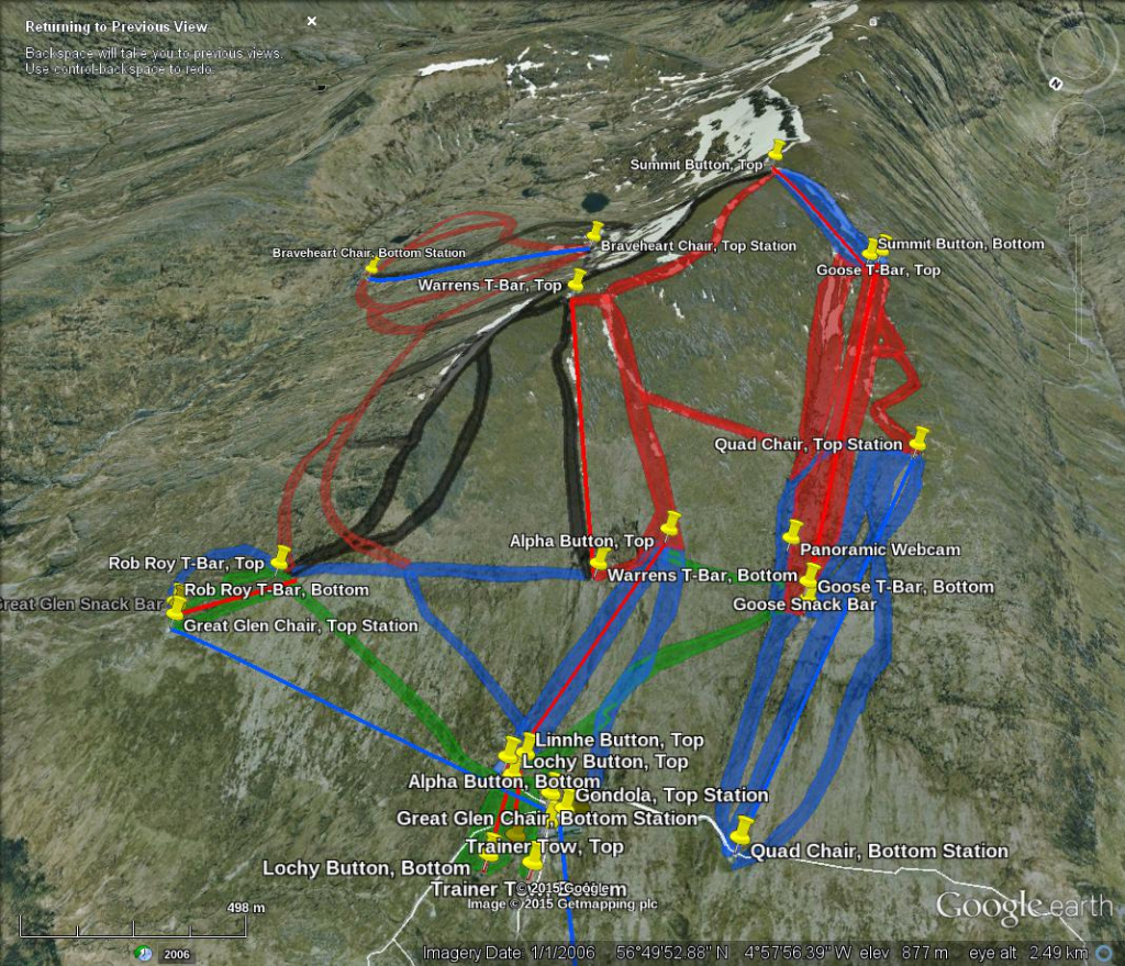 Nevis Range map.