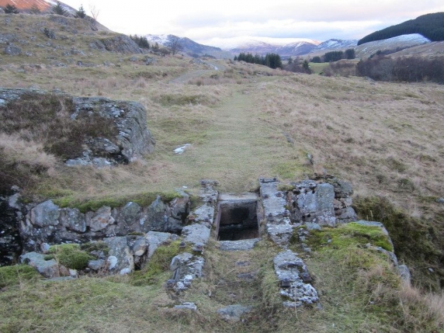 The stone bridge, looking down the valley